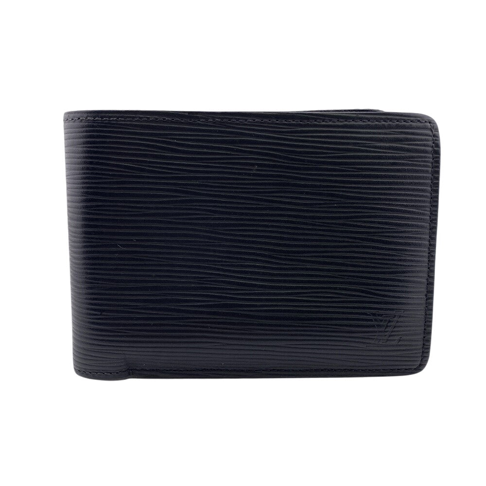 LOUIS VUITTON Bifold Wallet M60662 leather black Epi Portefeuille Multripru