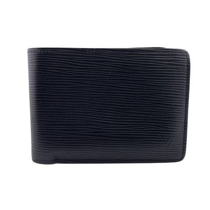 LOUIS VUITTON Bifold Wallet M60662 leather black Epi Portefeuille Multripru