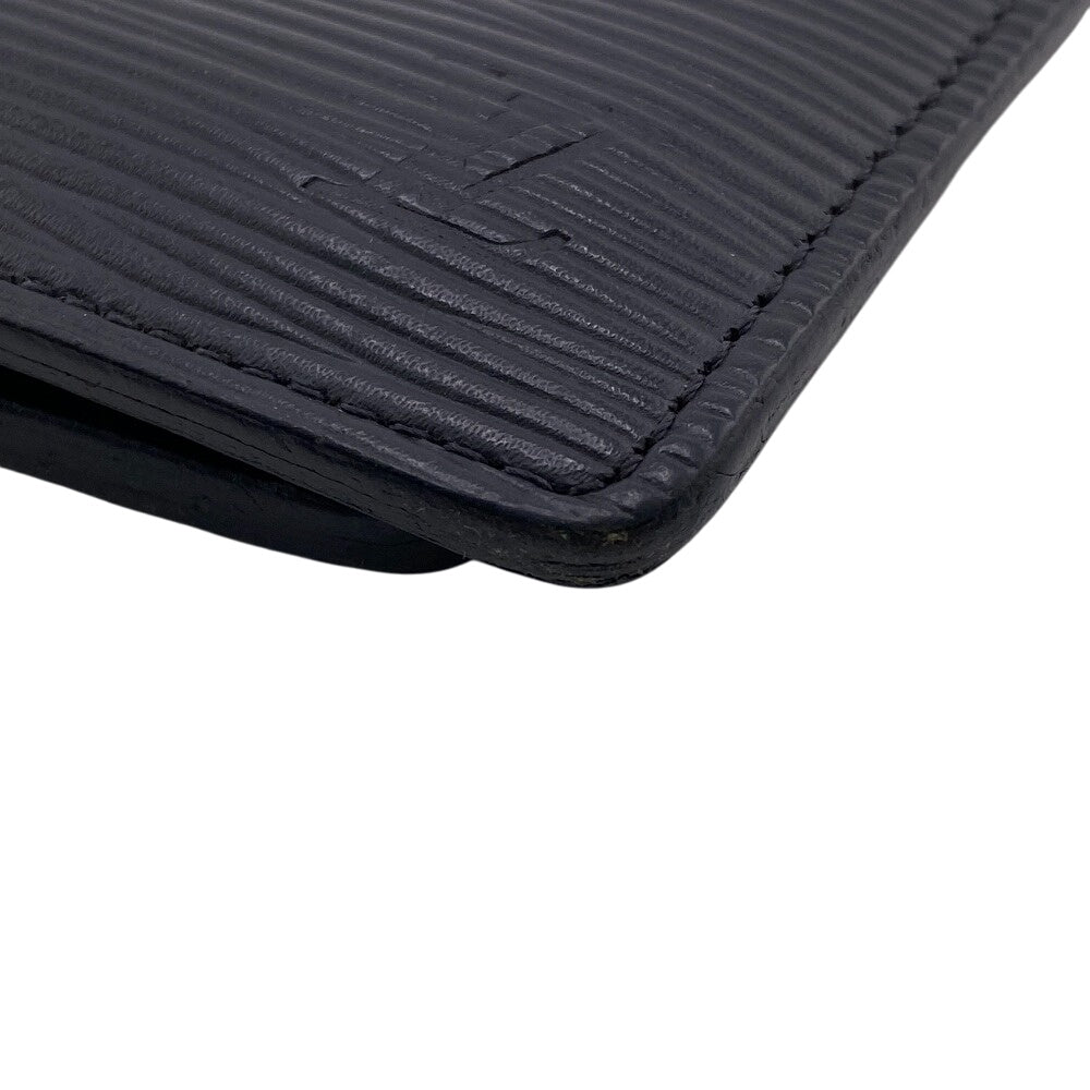 LOUIS VUITTON Bifold Wallet M60662 leather black Epi Portefeuille Multripru