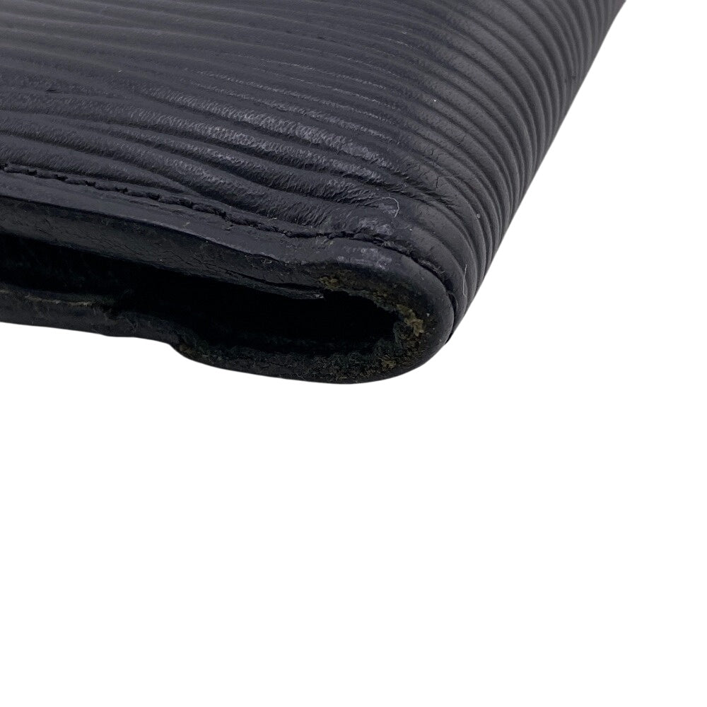 LOUIS VUITTON Bifold Wallet M60662 leather black Epi Portefeuille Multripru