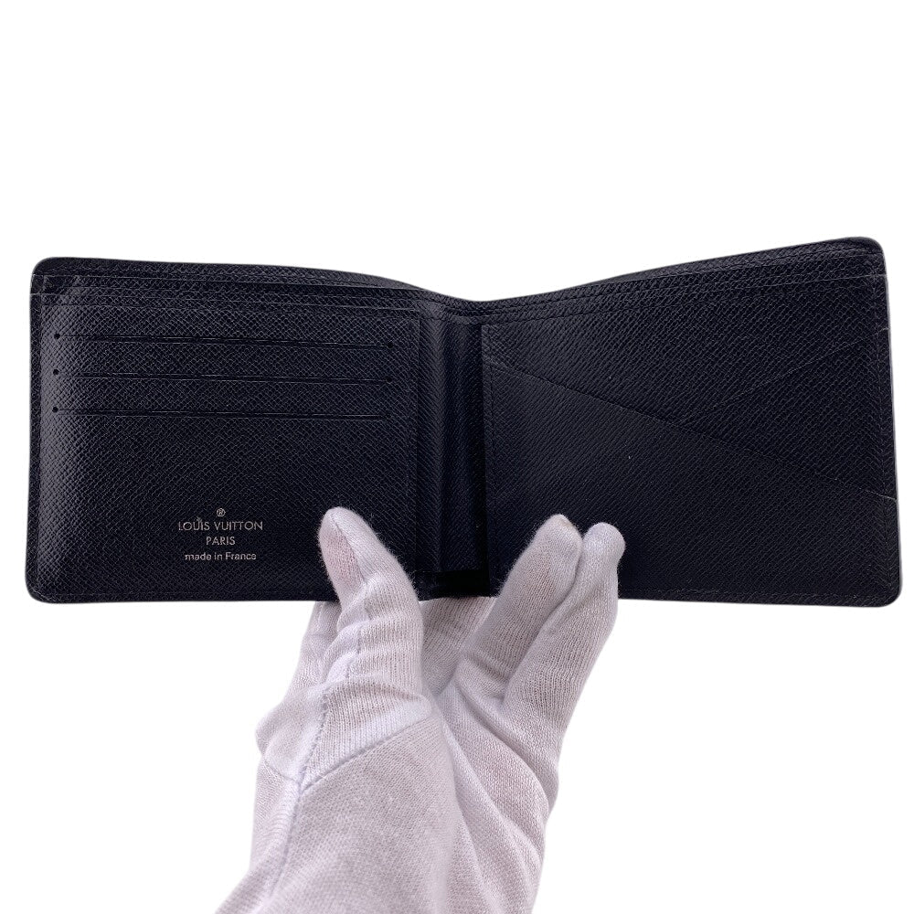 LOUIS VUITTON Bifold Wallet M60662 leather black Epi Portefeuille Multripru