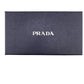 PRADA Long Wallet Purse Nylon black Test Heart Jewel Wallet