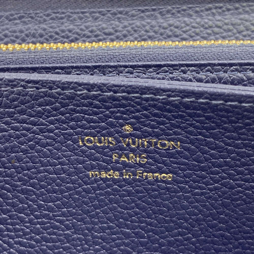 LOUIS VUITTON Long Wallet Purse M62121 Monogram Ann Platt Navy Monogram Pattern Zippy wallet