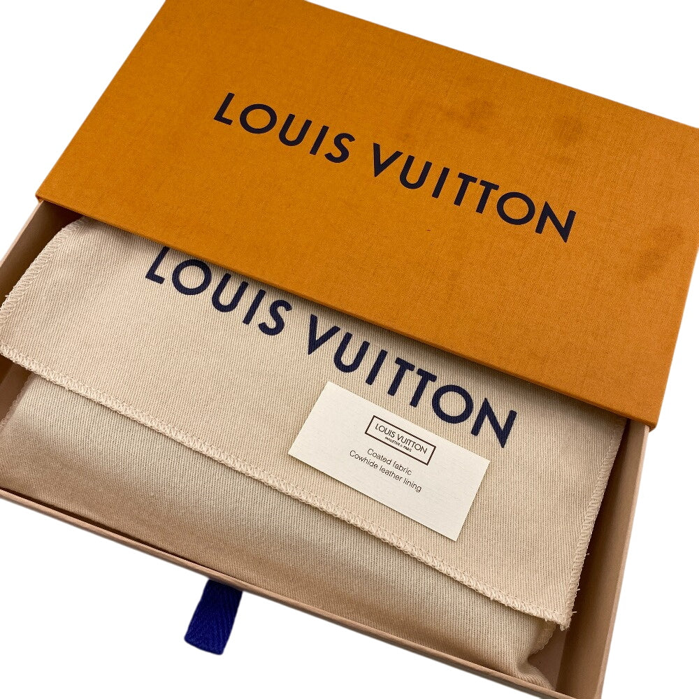 LOUIS VUITTON Long Wallet Purse M62121 Monogram Ann Platt Navy Monogram Pattern Zippy wallet