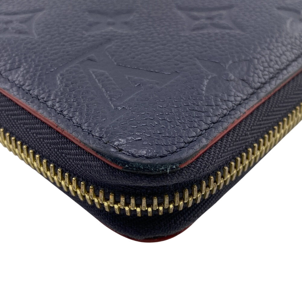 LOUIS VUITTON Long Wallet Purse M62121 Monogram Ann Platt Navy Monogram Pattern Zippy wallet