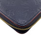 LOUIS VUITTON Long Wallet Purse M62121 Monogram Ann Platt Navy Monogram Pattern Zippy wallet