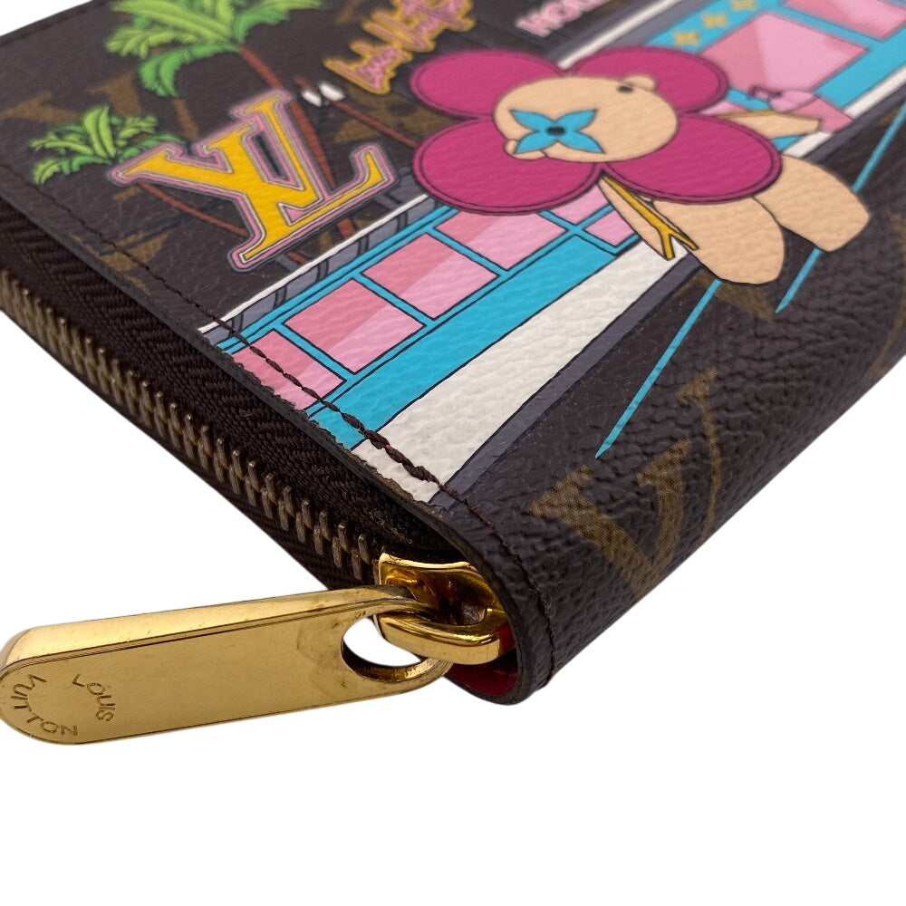 LOUIS VUITTON Long Wallet Purse M80857 leather Brown Monogram Vivienne