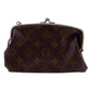 LOUIS VUITTON Pouch leather Brown Monogram BucketUSA