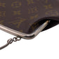 LOUIS VUITTON Pouch leather Brown Monogram BucketUSA