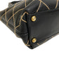 CHANEL Tote Bag Kid Calfskin Leather black Wild stitch
