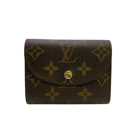 LOUIS VUITTON Tri-fold wallet M60253 Monogram Brown Portefeuille Helene