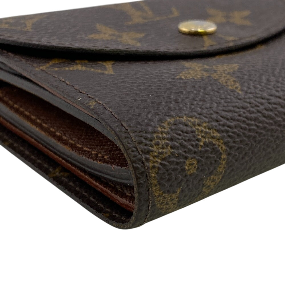 LOUIS VUITTON Tri-fold wallet M60253 Monogram Brown Portefeuille Helene