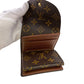 LOUIS VUITTON Tri-fold wallet M60253 Monogram Brown Portefeuille Helene