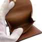 LOUIS VUITTON Tri-fold wallet M60253 Monogram Brown Portefeuille Helene