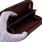 LOUIS VUITTON Coin case M60067 leather Brown Monogram Zip around purse