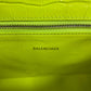 BALENCIAGA Shoulder Bag 695648 leather yellow Neon color