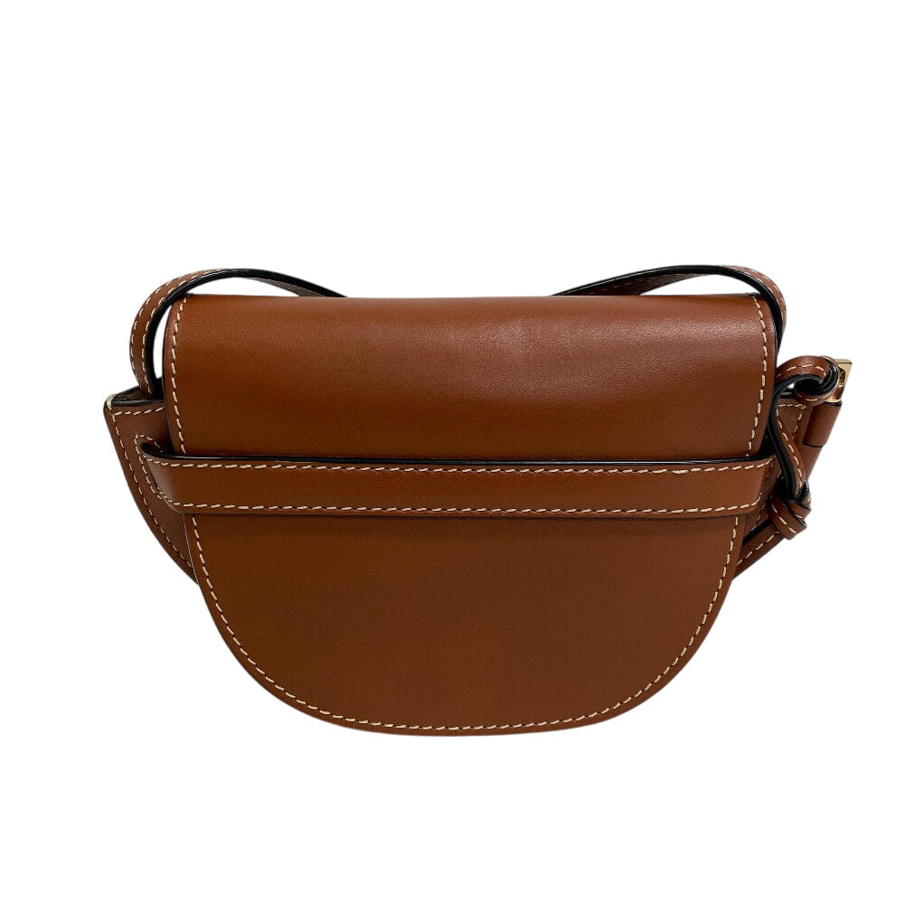 LOEWE Shoulder Bag leather Brown Gate Dual Minitan