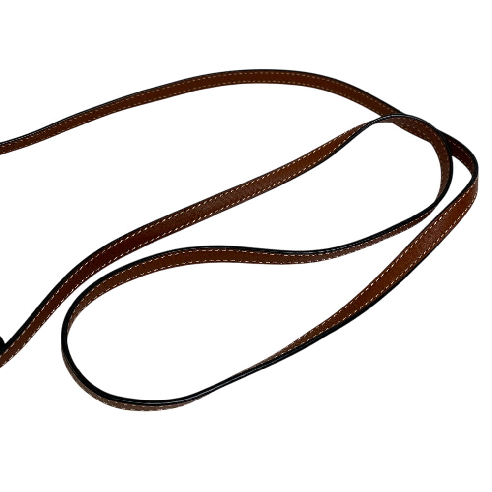 LOEWE Shoulder Bag leather Brown Gate Dual Minitan