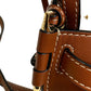 LOEWE Shoulder Bag leather Brown Gate Dual Minitan