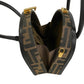 FENDI Handbag canvas Brown Zucca