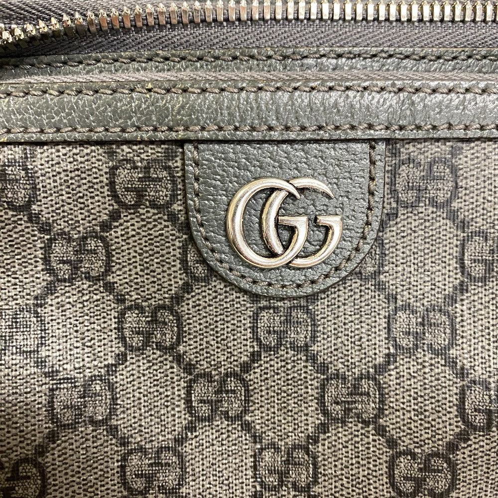 GUCCI Waist bag 733868 GG Supreme Canvas gray GG Supreme Canvas