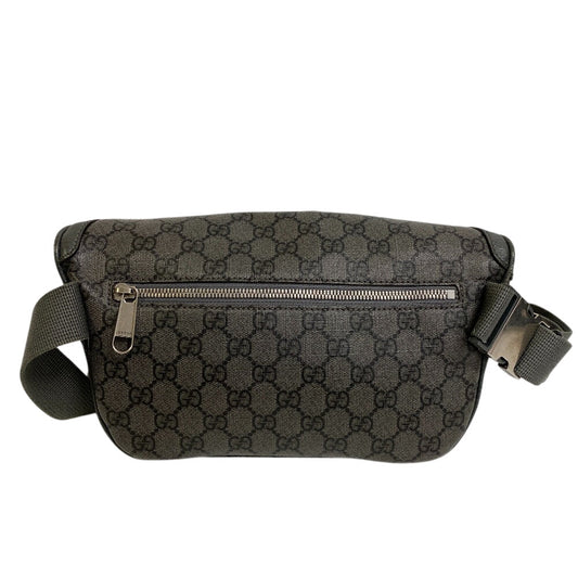 GUCCI Waist bag 733868 GG Supreme Canvas gray GG Supreme Canvas