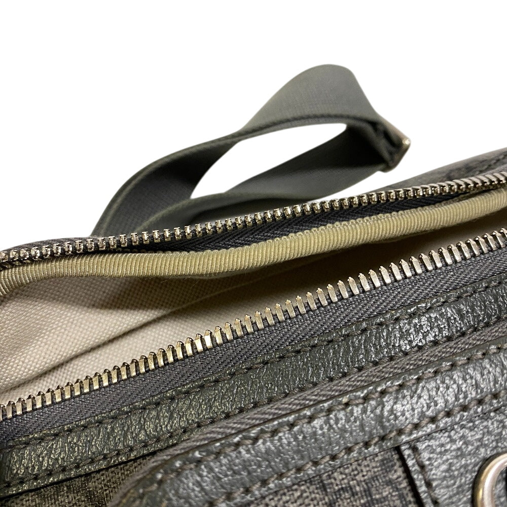 GUCCI Waist bag 733868 GG Supreme Canvas gray GG Supreme Canvas