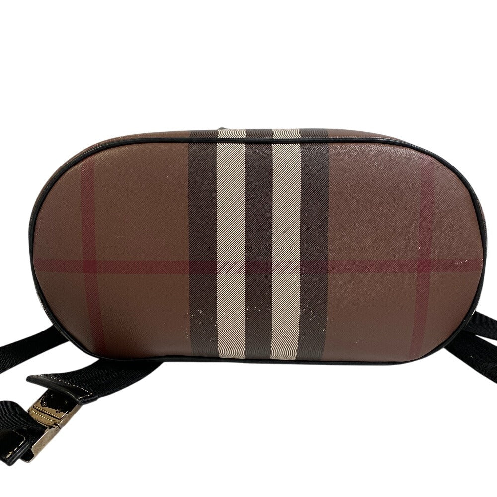 BURBERRY Backpack PVC, Leather Brown Nova Check