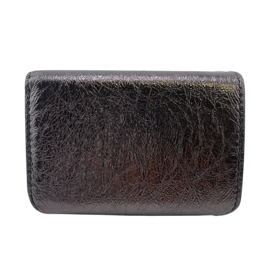 BALENCIAGA Tri-fold wallet leather black