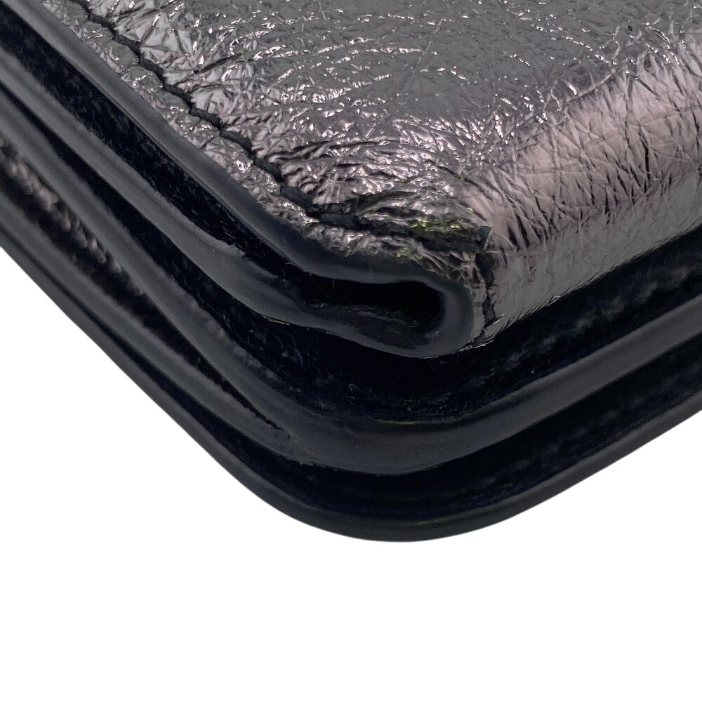 BALENCIAGA Tri-fold wallet leather black