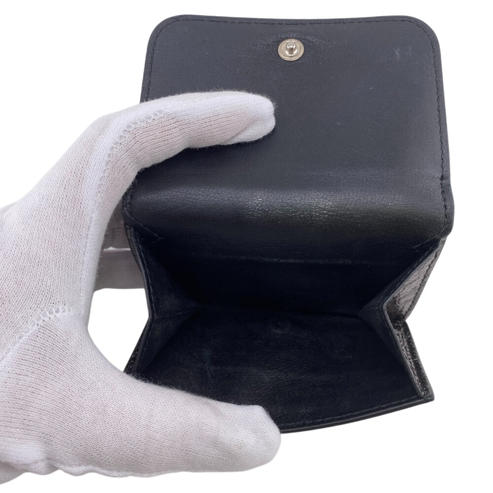 BALENCIAGA Tri-fold wallet leather black
