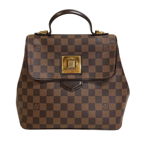 LOUIS VUITTON Handbag N41167 leather Brown Damier Bergamo PM