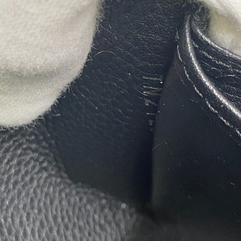 LOUIS VUITTON Long Wallet Purse M60143 leather black Mahina Portefeuille Iris