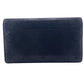 LOUIS VUITTON Long Wallet Purse M60143 leather black Mahina Portefeuille Iris