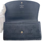 LOUIS VUITTON Long Wallet Purse M60143 leather black Mahina Portefeuille Iris