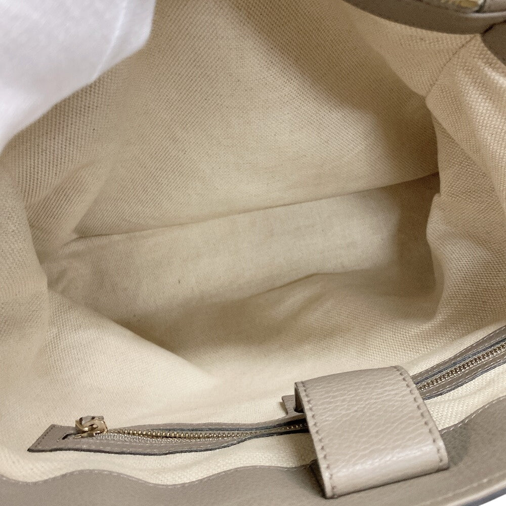 GUCCI Handbag 282317 GG canvas Brown Bamboo