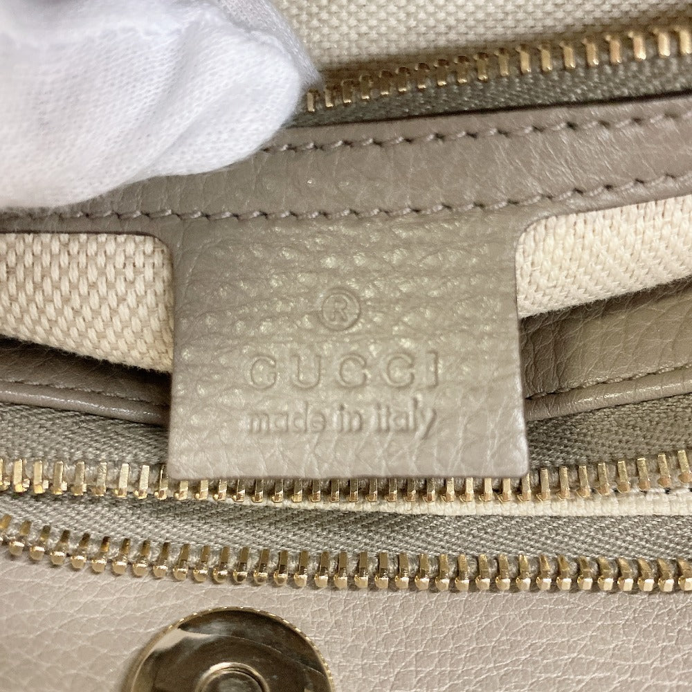 GUCCI Handbag 282317 GG canvas Brown Bamboo
