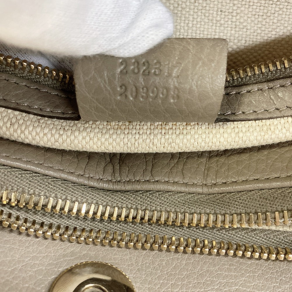 GUCCI Handbag 282317 GG canvas Brown Bamboo