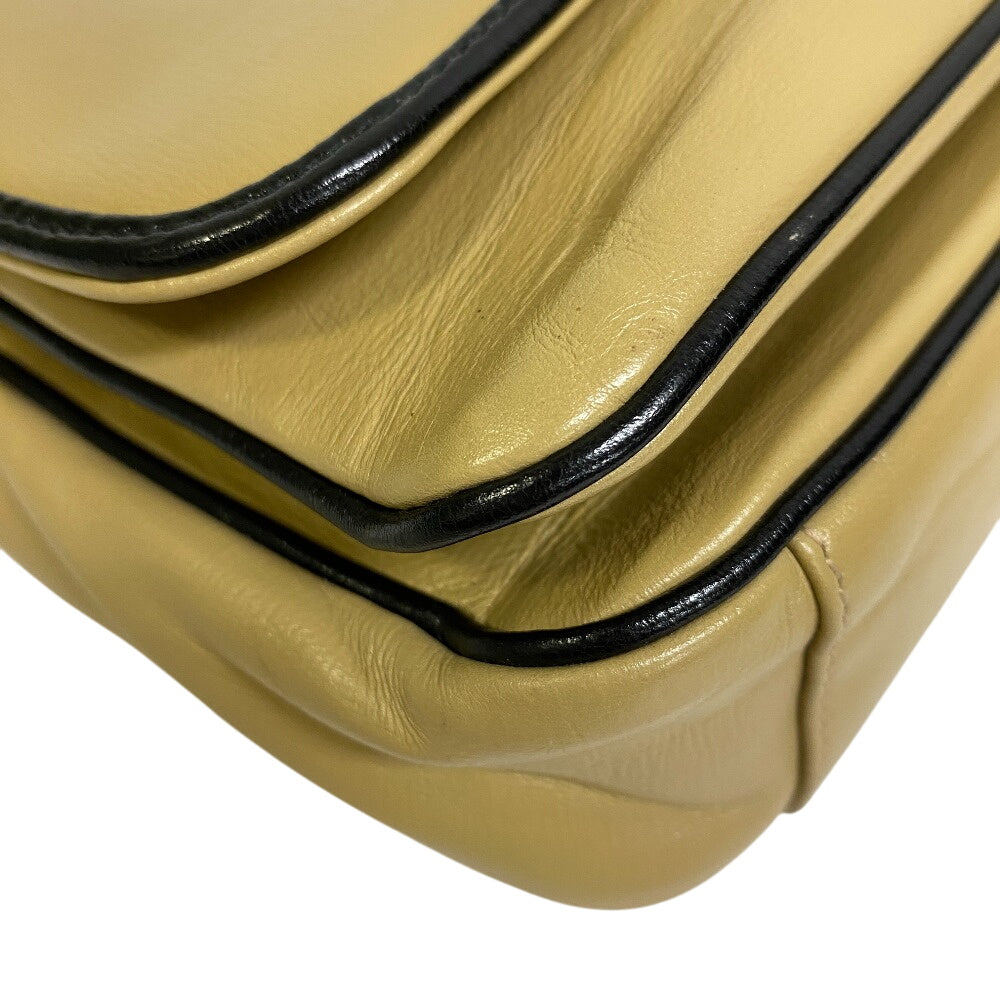 GUCCI Shoulder Bag 576423 leather beige Interlocking G