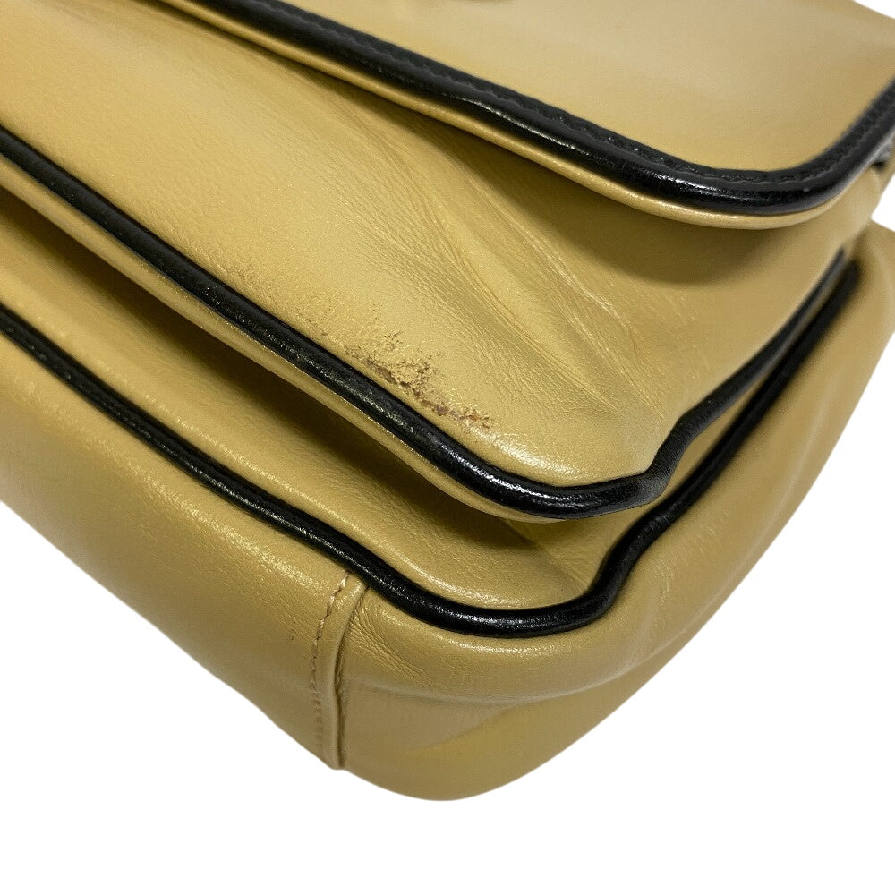 GUCCI Shoulder Bag 576423 leather beige Interlocking G