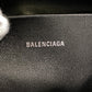 BALENCIAGA Clutch bag 492681 Mouton, shearling black