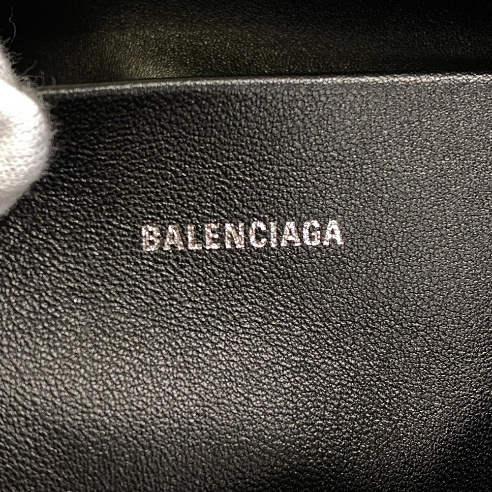 BALENCIAGA Clutch bag 492681 Mouton, shearling black