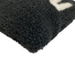 BALENCIAGA Clutch bag 492681 Mouton, shearling black