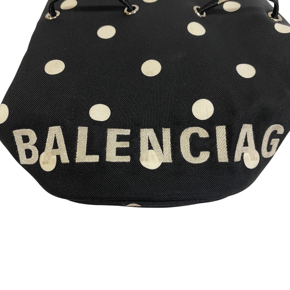 BALENCIAGA Shoulder Bag canvas black