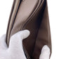LOUIS VUITTON Long Wallet Purse M85092 leather Brown Nomad Portefeuille Brother