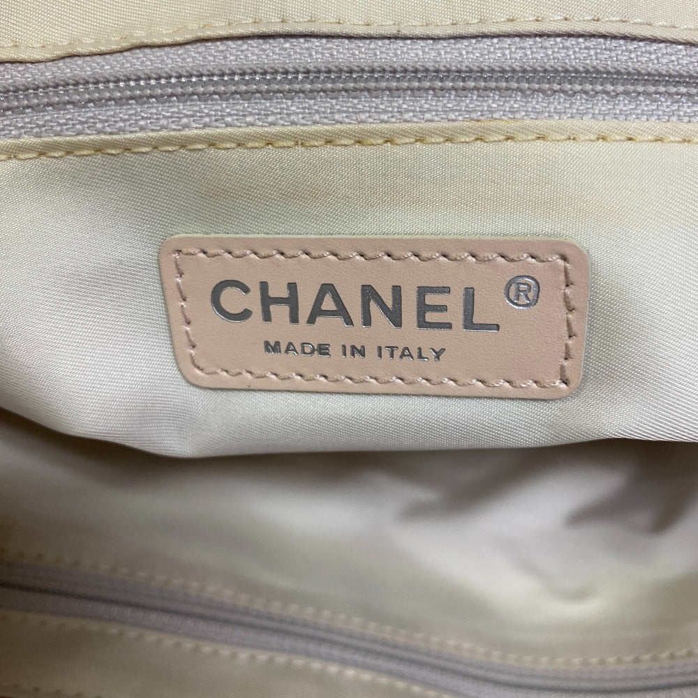 CHANEL Tote Bag Nylon beige New travel line Tote PM