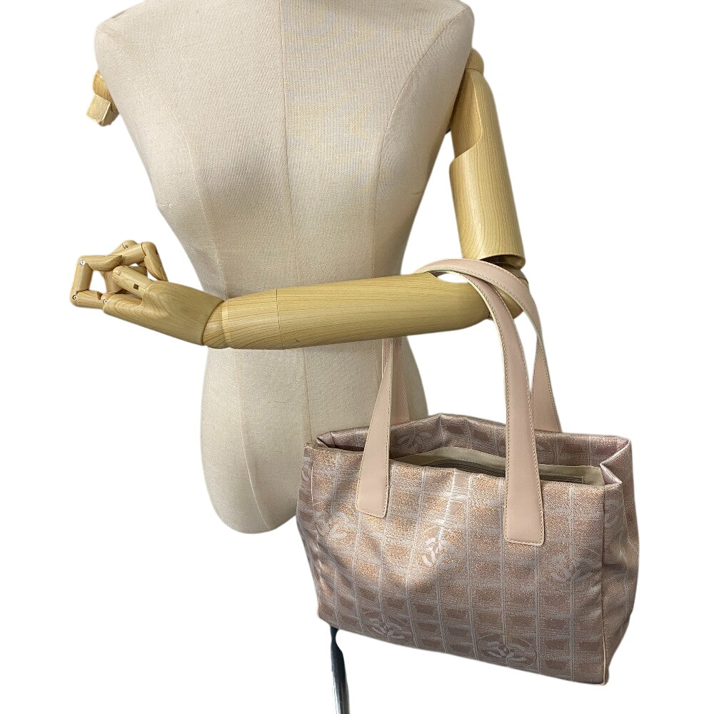 CHANEL Tote Bag Nylon beige New travel line Tote PM