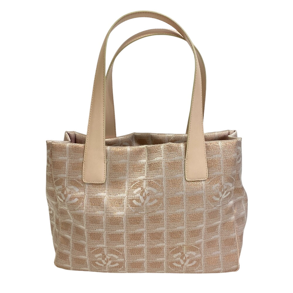 CHANEL Tote Bag Nylon beige New travel line Tote PM