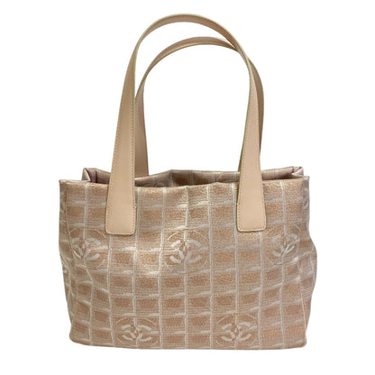 CHANEL Tote Bag Nylon beige New travel line Tote PM