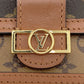 LOUIS VUITTON Accessory pouch M80250 Monogram Brown Monogram Micro Dauphine